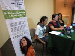 Miembros de la Red por los Derechos Sexuales y Reproductivos ofrecieron una rueda de prensa. EL INFORMADOR /