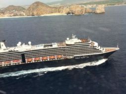 Ruiz Massieu, secretaria de Turismo, comparte imágenes del barco en un sobrevuelo. TWITTER / @ruizmassieu