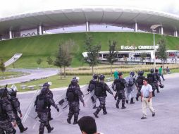 Elementos de la policía actuaron oportunamente para evitar conflictos de gravedad. EL INFORMADOR /