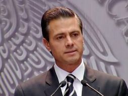 El Mandatario da mensaje sobre el caso de los normalistas desaparecidos en Guerrero. ESPECIAL /