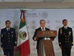 Rubido señala que el objetivo es ''coadyuvar para que los hechos delictivos no queden impunes''. @Segob_MX TWITTER /
