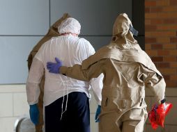 El paciente fue llevado al hospital de Texas. AFP / J. Raedle
