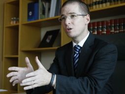 PAN, PRD y PRI buscan evitar la corrupción durante el proceso electoral del año siguiente, asegura Anaya. SUN / ARCHIVO