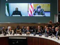 En el foro, organizado en Washington, participan Christine Lagarde, Jim Yong Kim y Bank Ki-moon; entre otros líderes mundiales. AFP / C. Somodevilla