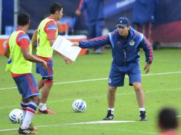Hay emoción en el técnico rojiblanco por debutar le próximo sábado, ratifica su compromiso de salir adelante. MEXSPORT / J. Díaz