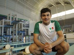 El clavadista jalisciense obtiene ocho medallas fuera de México, lo que le hace merecedor del reconocimiento. EL INFORMADOR / ARCHIVO