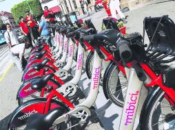 A PEDALEAR. Hoy comienzan las preinscripciones a la bicicleta pública en Guadalajara, llamada MiBici. EL INFORMADOR / E. Barrera