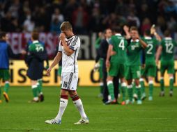 Toni Kroos (18) había adelantado con su gol al equipo teutón en casa ante los irlandeses, que celebraron como un triunfo el empate. AFP /  P. Stollarz