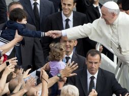El Papa Francisco es un gran aficcionado al futbol y seguidor del equipo San Lorenzo de Almagro. NTX / ARCHIVO