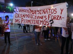 Desde el 26 de septiembre, 43 normalistas de la Ayotzinapa, se encuentran en calidad de desaparecidos; hay repudio generalizado. EFE / J. Méndez