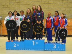 Las mexicanas Alexis Martínez, Andrea Palafox y Nancy Leal, fueron las acredoras a las medallas plateadas. FACEBOOK / Code Jalisco