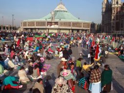 Los fieles arriban provenientes de distintas zonas del Estado de México. NTX / ARCHIVO