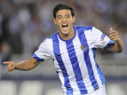 Carlos destacó la temporada pasada con el equipo de San Sebastián. EFE / ARCHIVO.