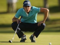 El golfista Carlos Ortiz durante la segunda jornada del Shriners Hospitals for Children Open. AFP / D. Carroll
