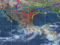 Subsecretaría de Protección Civil exhorta a los pobladores a no cruzar a pie ni en vehículo ríos y arroyos por el peligro de arrastre. ESPECIAL / smn.cna.gob.mx