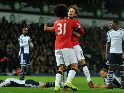 El empate deja al Manchester United en la sexta posición a diez puntos del líder Chelsea. AFP / P. Ellis.