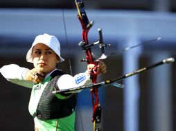 Aída Román obtiene el triunfo en la final de las Copas del Mundo 2014 de tiro con arco. NTX / ARCHIVO