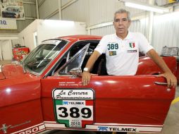 Xavier Lamadrid participa en la carrera con su Ford Mustang No. 389. EL INFORMADOR / ARCHIVO