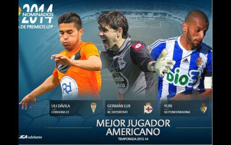 Dávila hizo historia con Córdoba, su gol le dio el ascenso al equipo a Primera. ESPECIAL / www.LFP.es