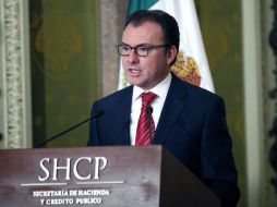 Luis Videgaray dice que quien no participa en el ahorro, está excluido de oportunidades de desarrollo. SUN / L. Morales