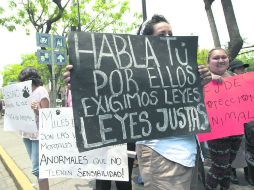 Una de las manifestaciones a favor de los animales, a finales de mayo, previo a la aprobación de la reforma en la materia. EL INFORMADOR / A. Hernández