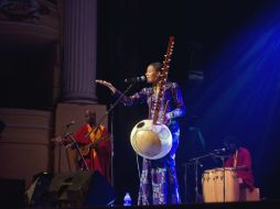 La Kora, un instrumento del oeste de África, es una especie de arpa de 21 cuerdas. NTX / H. Borges
