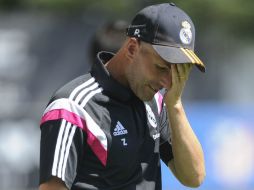 El legendario ex jugador entrenó al Real Madrid Castilla aparentemente sin su diploma. AFP / P. Armestre