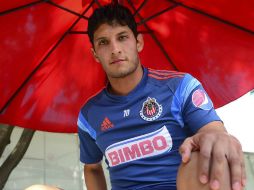 El jugador afirma estar muy feliz de formar parte de Chivas. MEXSPORT / A. Macías