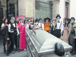 El recorrido conluyó en el ex Claustro de San Agustín, sede del Departamento de Música del CUAAD. EL INFORMADOR / E. Flores