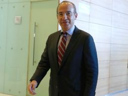 Calderón señala que necesario fortalecer el sistema y las instituciones de justicia, pues es la clave en el tema de seguridad. SUN / L. Cortés