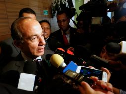 El ex mandatario opina que en la medida en que vaya mejorando el tema de seguridad, se recuperará la imagen de México en el extranjero. SUN / L. Cortés