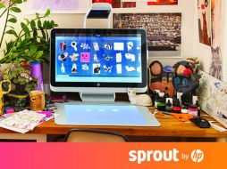 Los Sprout poseen funciones de proyección de imágenes para interactuar con el usuario. TWITTER / @HP