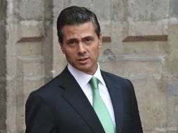 Enrique Peña Nieto abanderó a la delegación que acudirá a los Centroamericanos. AFP / A. Estrella