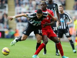El Liverpool, que esta semana se enfrentará al Real Madrid en la Champions League, se queda con 14 puntos en la Liga Premier. AP / S. Heppell