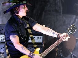 Esta no es la primera vez que el actor de 51 años se sube al escenario de Marilyn Manson y sorprende a los asistentes. AFP / ARCHIVO