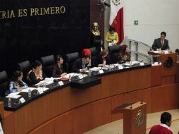 Explican sus posturas ante el llamado de los partidos políticos por emprender un acuerdo nacional de seguridad. SUN / L. Godinez