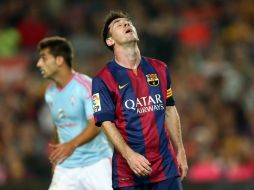 Lionel Messi no ha podido anotar en los dos últimos partidos con el club catalán. EFE / ARCHIVO