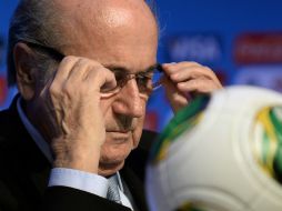 Blatter no fue bien recibido en Zurich, Suiza. AFP / ARCHIVO