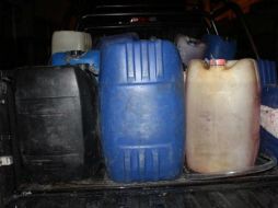 El aseguramiento del combustible se realizó gracias a una denuncia ciudadana. TWITTER / @FiscaliaJal