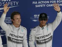 El piloto alemán saldrá el domingo desde la 'pole' la decimo cuarta de su carrera. AP / F. Dana