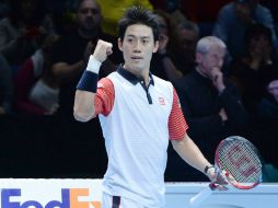 Es la primera vez que Kei Nishikori vence al británico Murray. EFE / A. Rain