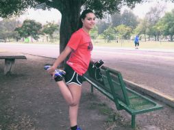 Claudia Valdez es dentista y corre medios maratones. EL INFORMADOR  /