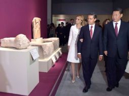 La muestra está compuesta por 238 piezas y estarán en China hasta el 8 de marzo del 2015. SUN / Presidencia