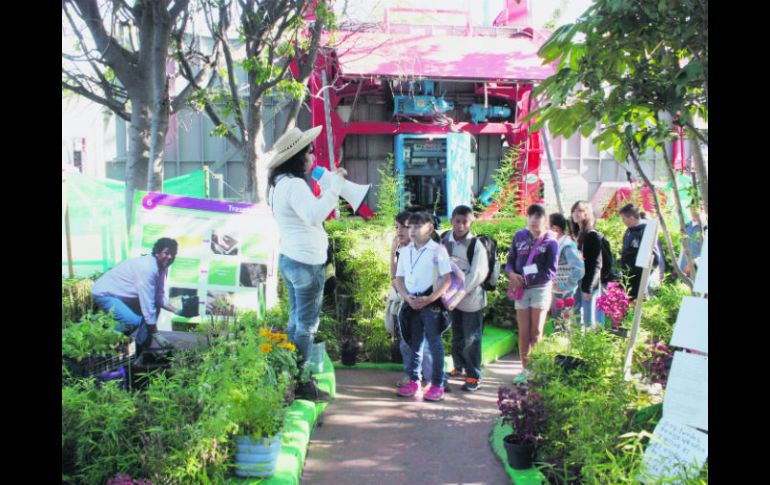 El pabellón instalado en las Fiestas de Octubre fue visitado por varias escuelas. ESPECIAL  /