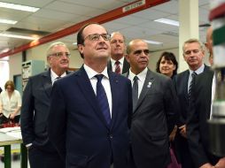 Hollande emitió su mensaje sobre los hechos en Jerusalén durante su visita oficial en Nueva Caledonia. AFP / D. Himbrechts