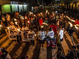 La caravana marchó por avenida Alcalde hasta llegar a la Plaza de Armas. EL INFORMADOR / A. Hernández