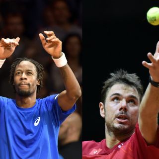 Suiza y Francia empatan 1-1 en arranque de final de Copa Davis