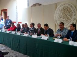 Los secretarios dieron a conocer los pormenores de las iniciativas en Palacio Legislativo. EL INFORMADOR / Z. Ramírez