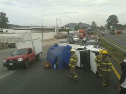 El percance ocurre a la altura del poblado de Santa Cruz de las Flores. EL INFORMADOR /