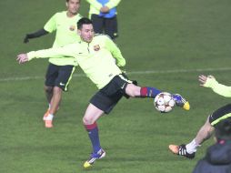 Lionel Messi (Barcelona), igualó la pasada jornada el récord del español Raúl González como máximo goleador histórico de la Champions. AFP /